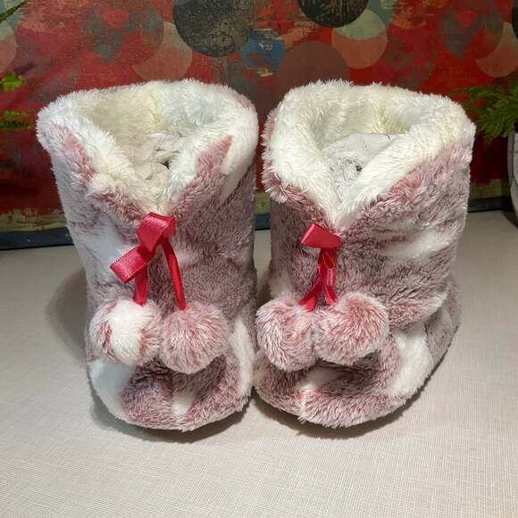 Girl's Anti-slip Fuzzy Comfy Slipper,1-2 - Picture 6 of 11